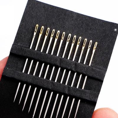 12 Pcs/set Needles Multi-size Stainless Steel Darning Sewing Blind Needle DIY Sewing Needle