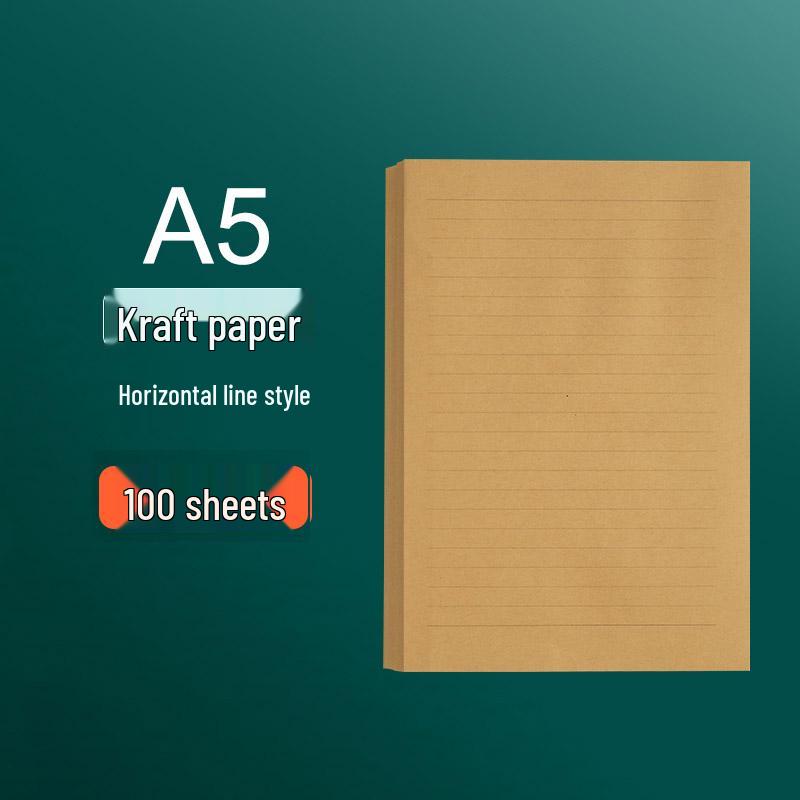 Kraft Paper Retro European Style Airmail Envelope & Stationery Set with Postcards and Greeting Cards In White