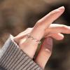 S925 Sterling Silver Sea Wave Luxury Ring - Women's High-End Fashion, European and American Style, Index Finger Design