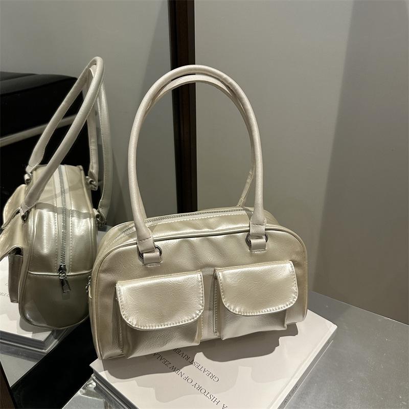 Trendy 2025 Korean Style Women's Autumn Handheld Square Shoulder Bag
