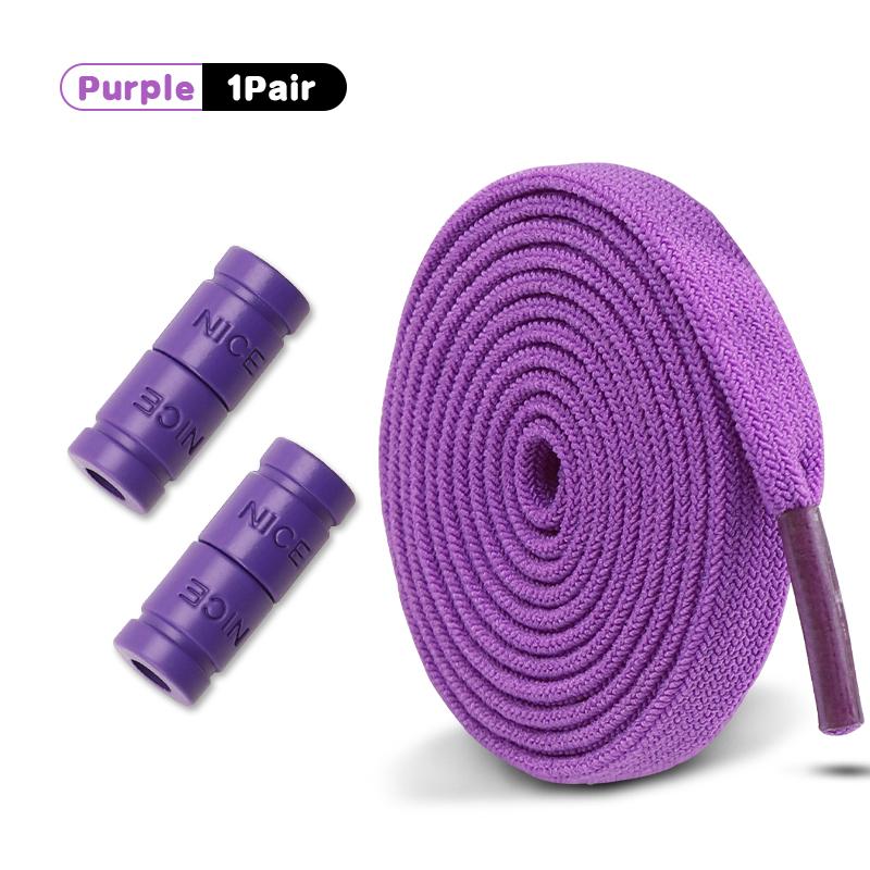1 Paar Elastische Schoenveters zonder Strikken Capsule Gesp Schoenveters Sneakers Platte Schoenen veters zonder knopen Kinderen Volwassenen Schoenaccessoires