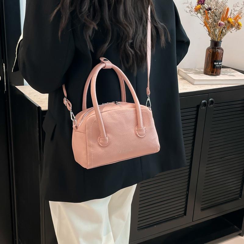 High-end Fashion Solid Color Women's Bag New Large-capacity Pillow Bag Versatile Portable Shoulder Messenger Bag