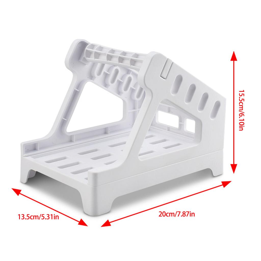 Thermal Label Holder For 4x6 Shipping Printer Labels Desktop Thermal Printer Compatible Easy Load and Dispense