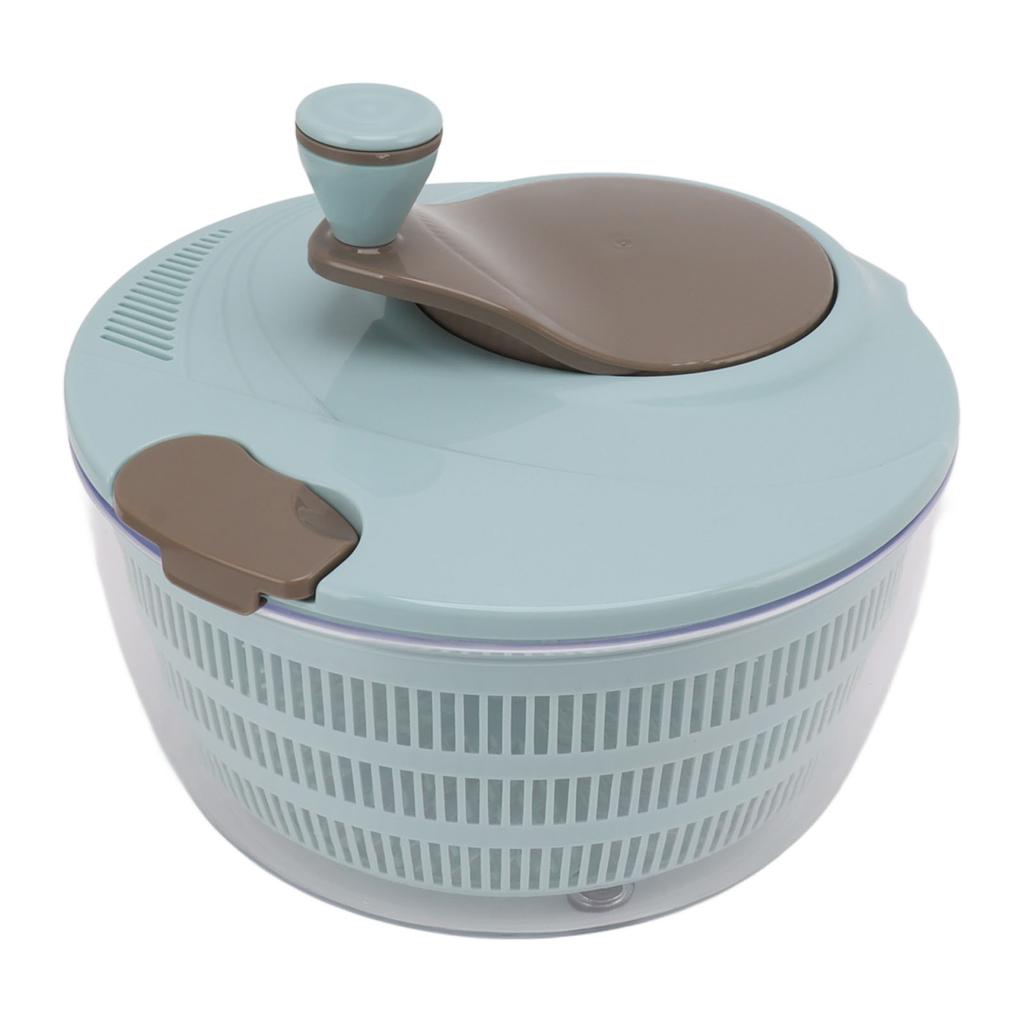 Salad Spinner Plastic Time Saving Fast Mixing Washable Rotatable Veggie Washer for Kitchen