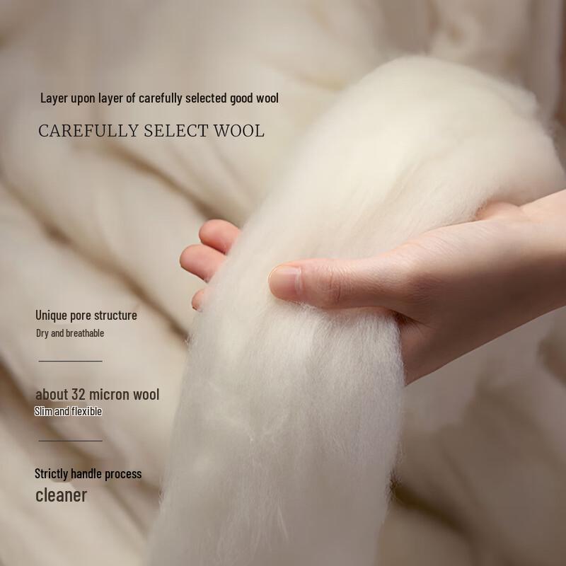 Mercury Home Textiles 100% Australian Wool Quilt