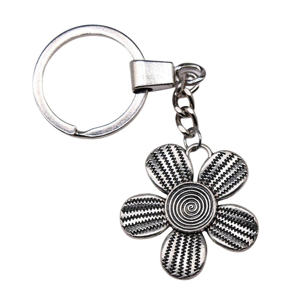 The Flower Of Life Keychain Craft Jewelry Victory Symbol Key Ring 30mm