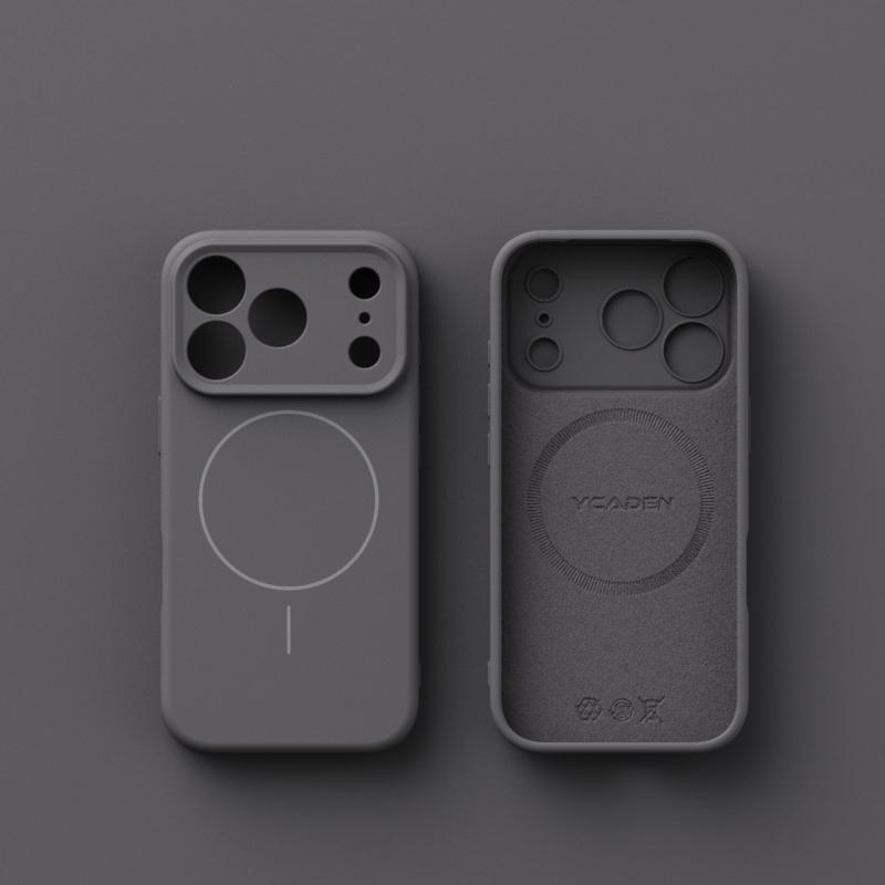 Original Liquid Silicone Magnectic Wireless Charge Case For iPhone 17 Air 16 E 15 14 13 12 Pro Max Plus For Magsafe Matte Cover