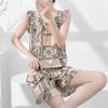 Pajamas Women's Summer Cotton and Silk Thin Suspender Sexy Cotton Silk Loungewear Sweet Shorts Two-piece Set Air Conditioning Clothing Summer