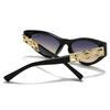 Trendy Cat-Eye Sunglasses for Women and Men Cross-Border Fashion Narrow Model Street Style Lh214