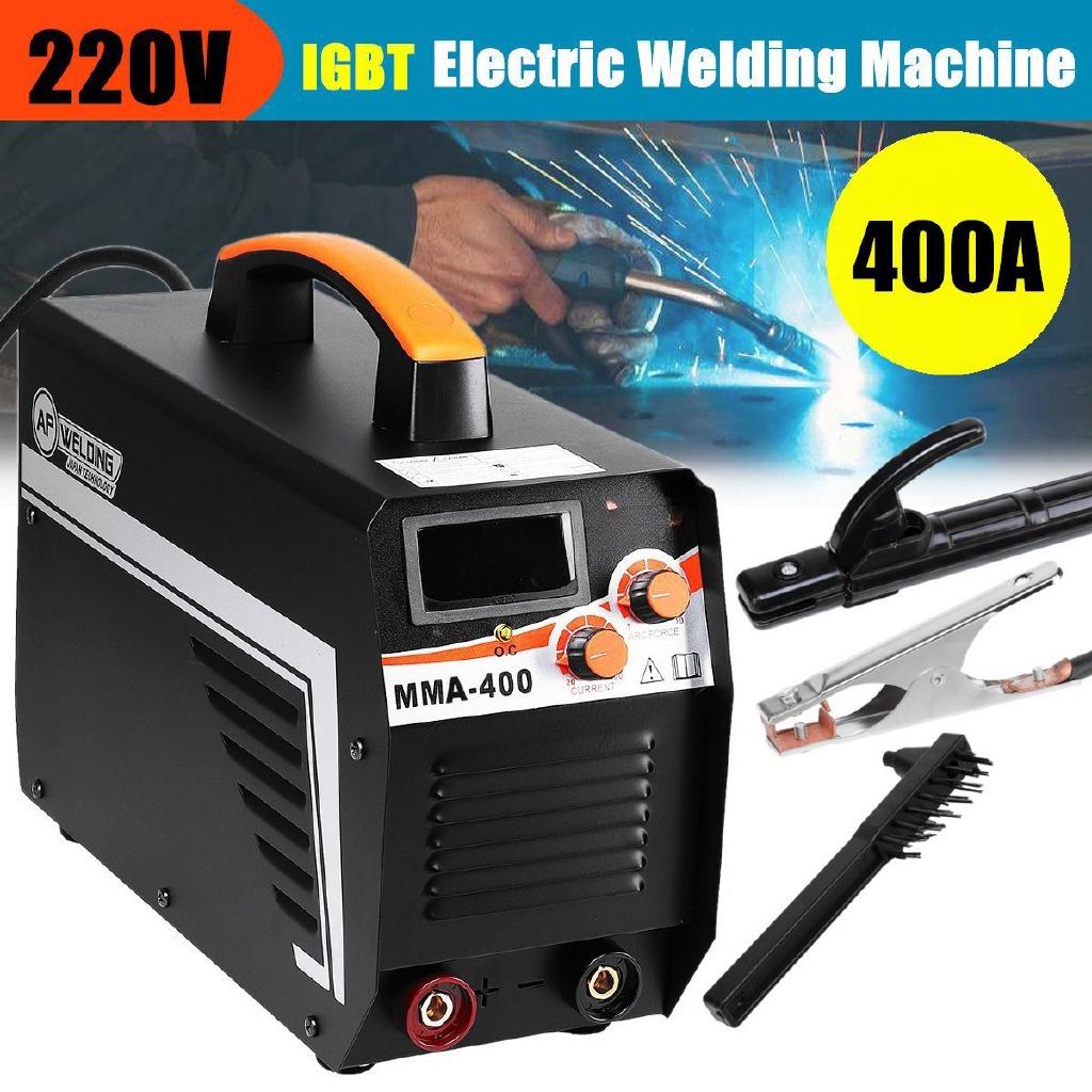 Μηχανή Ηλεκτροσυγκόλλησης Τόξου Inverter IGBT MMA-400 220V Ψηφιακή Οθόνη Σετ Ηλεκτροσυγκολλητών Τόξου Ράβδου Για DIY Οικιακή Συγκόλληση Νέο