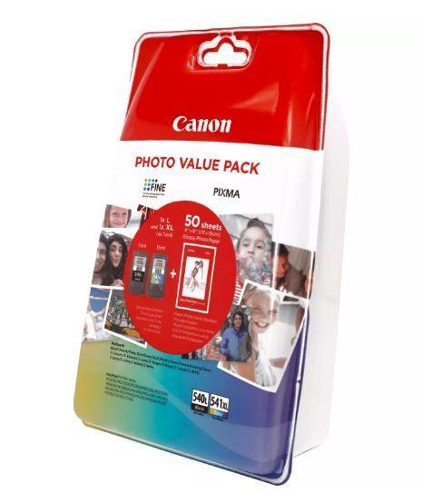 Canon PG-540L/CL-541XL Ink Cartridge Photo Value Pack 2 Pcs Black/Color