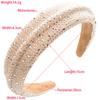 Wide-Edge Fashion Starry Hair Accessory Elegant Headband Ornament Women Rhinestone