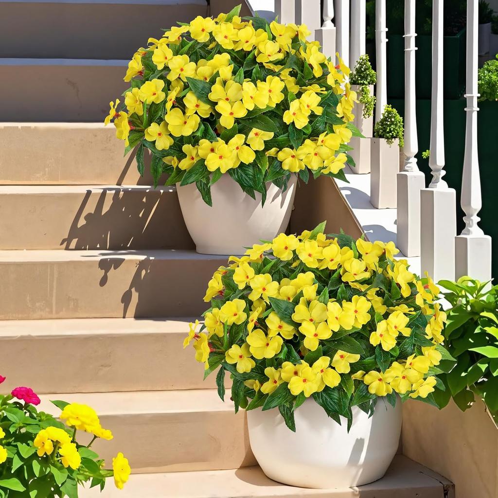Silk Balsam Artificial Flowers Wedding Home Room Party Table Dccor Wreath Bridal Bouquets Vase Outdoor Garden Yard Prop Diy Gift