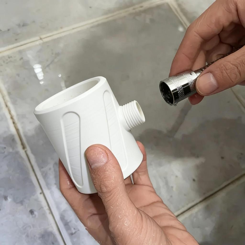 Massage Shower Head Portable Universal Anti Clog Precision Threading Women Massaging Shower Head Handheld for Home Hotel Rental