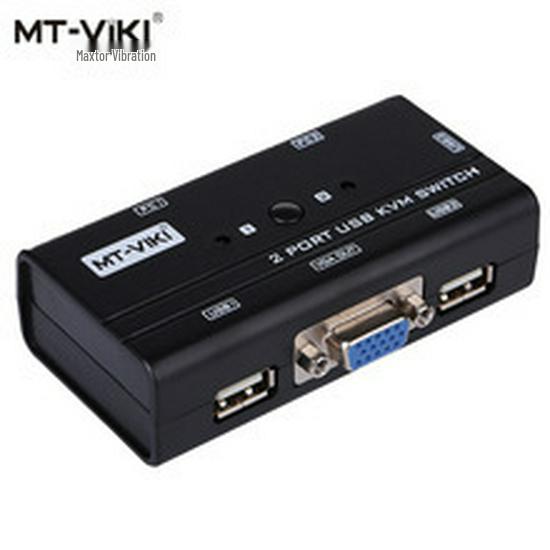 Maxtor Weiju 2-Port Manual KVM Switch MT-260KL