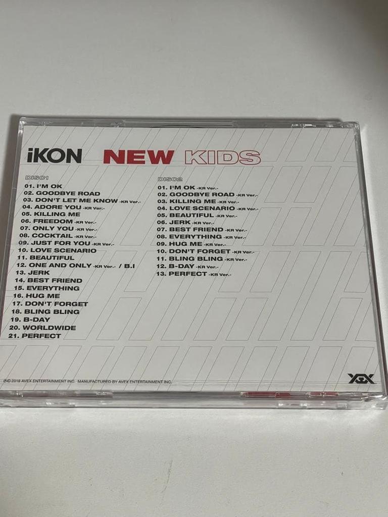 [USED] NEW KIDS CD iKON