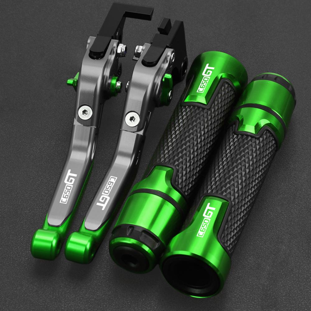 Motorcycle Aluminum Adjustable Brake Clutch Levers Handlebar Hand Grips Ends FOR BMW C650GT C 650 GT Maxi Scooters 2011-2017