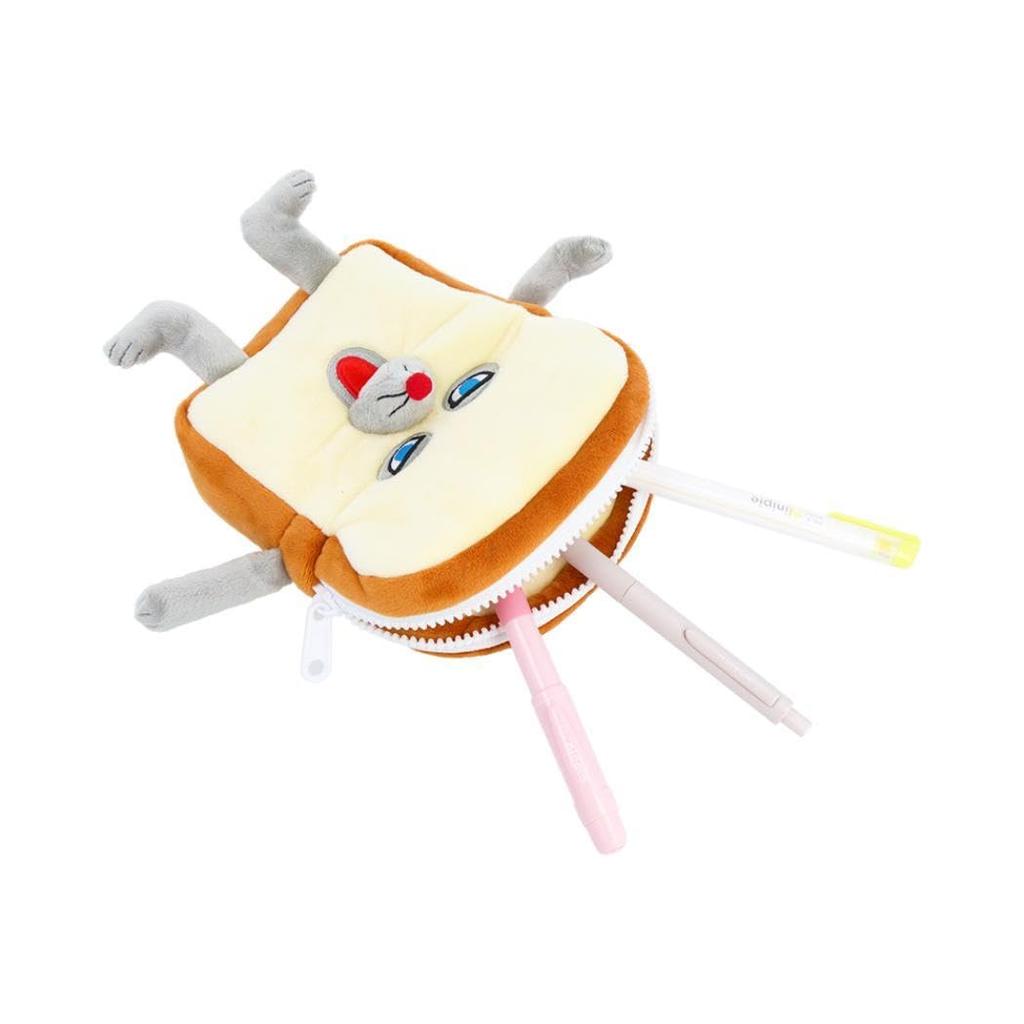 Stationery Bread Thief Pencil Pattern S1427954 Sun-Star Case, Reversible, A,