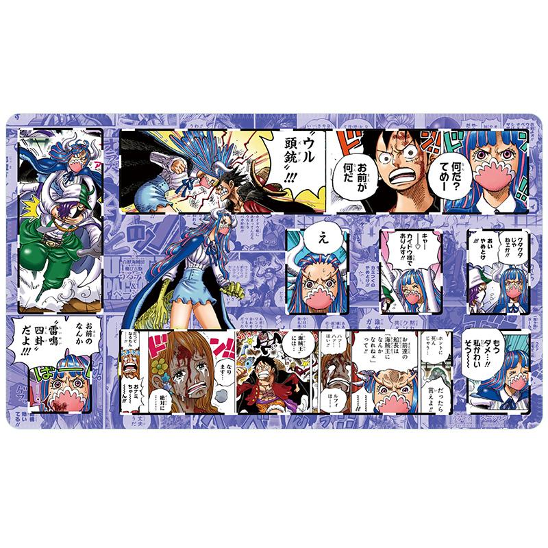 Anime One Piece OPCG GAME Accessory Comic Series Card PlayMat Perona Yamato Luffy Reiju Collection Gifts Toys