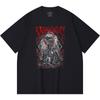 230 Gsm 100% Cotton Heavy Metal T-Shirt  Rock Band Popular Music Print Unisex Heavy Cotton T Shirt