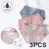 3PCS/set Women's Menstrual Briefs Large Flow Postpartum Water Absorption Leakproof Briefs Women's Pure Cotton Menstrual Briefs