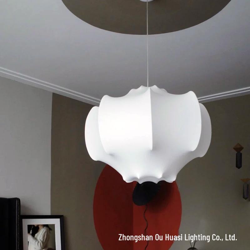 Nordic Minimalist Italian Silk Pendant Lamp for Living Room, Dining Room, Bedroom, and Villa
