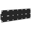Headboard with Cabinets 3 Pieces Black Oak Effect Wood Based Material