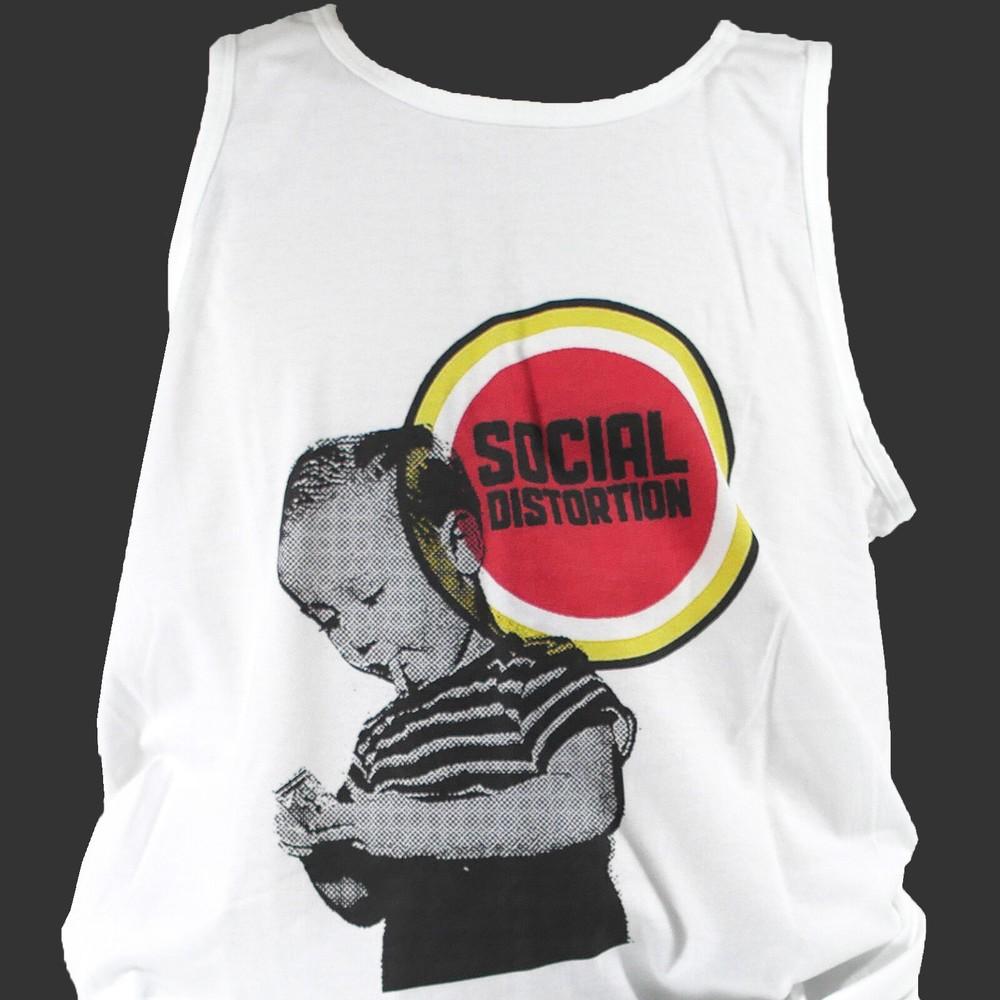 

Social Distortion Hardcore Punk Rock TSHIRT vest top unisex white S2XL Unisex T-Shirt XXXL