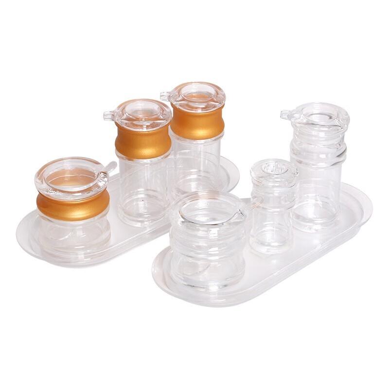 Homeglen Large Seasoning Set with Transparent Tray