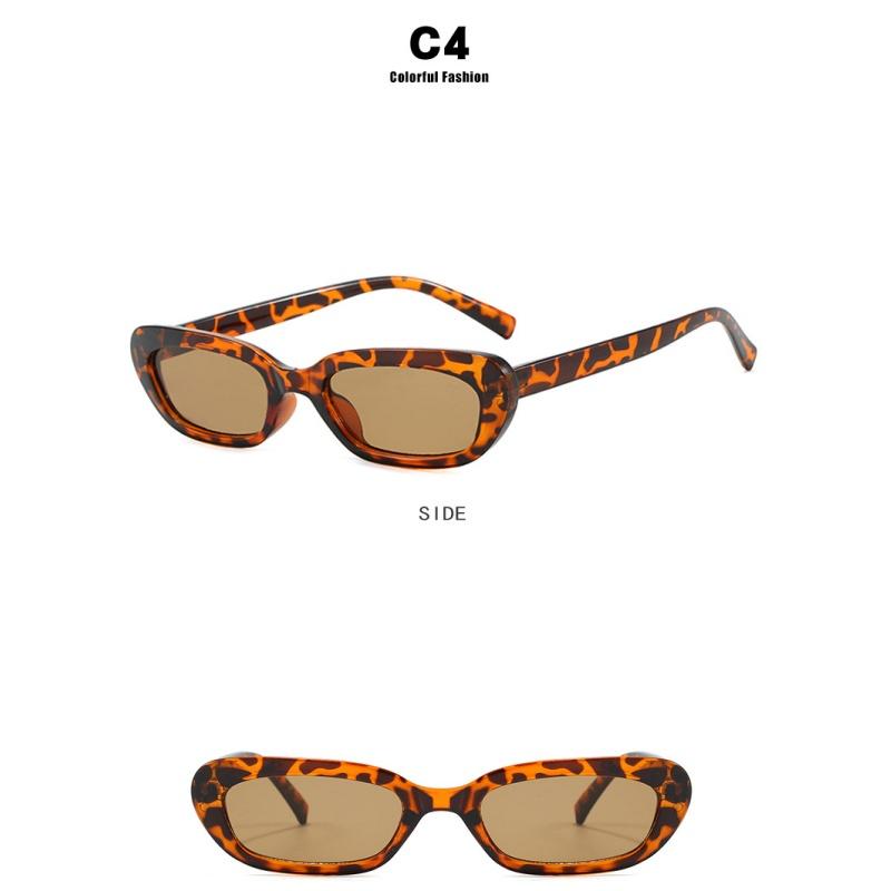 Women's Sunglasses, Fashionable Narrow-frame Sunglasses, Small-frame Cat Eye Sunglasses.