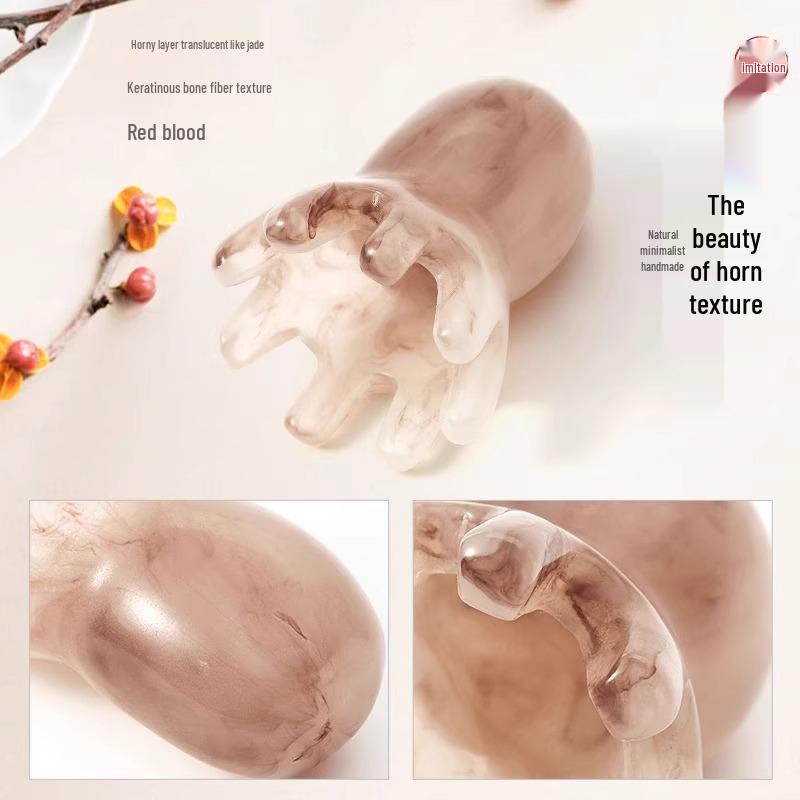 Octopus Scalp Massager Comb – Portable Gua Sha Head Therapy Tool with Wide Teeth