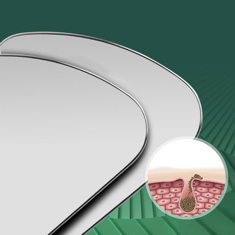 Stainless Steel Cosmetic Scraper Blackhead Spatula Facial Scraping Massage Hair Follicle Cleaning Tool Professional Makeup Tool