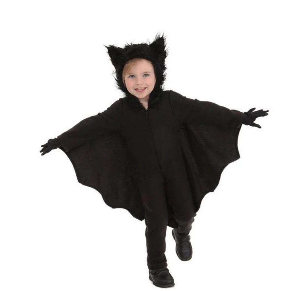 Multipurpose Halloween Kids Cape Nightclub Bar Dress Witches Robes Cool Bat Reaper Cloak  Children