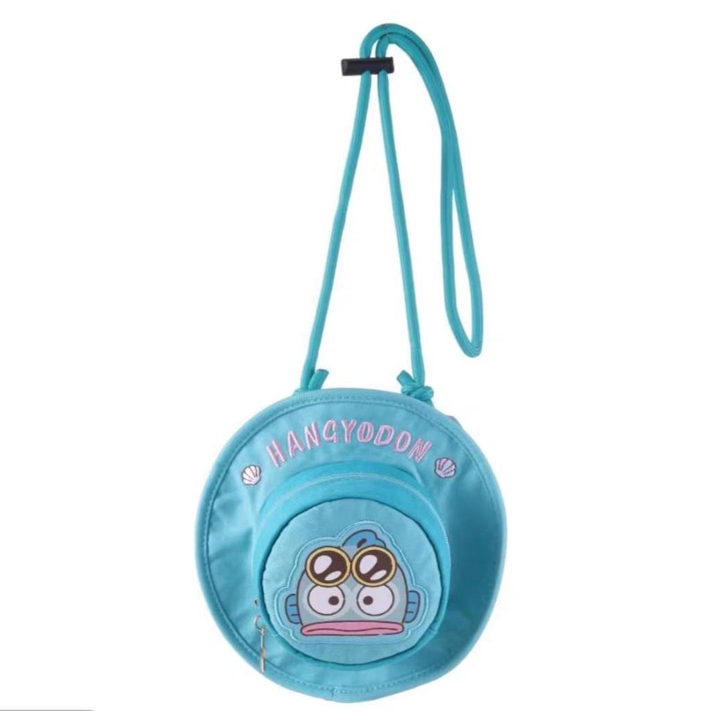 Canvas Sun Cute Hat Crossbody Bag With Lotso Nick Embroidery Design