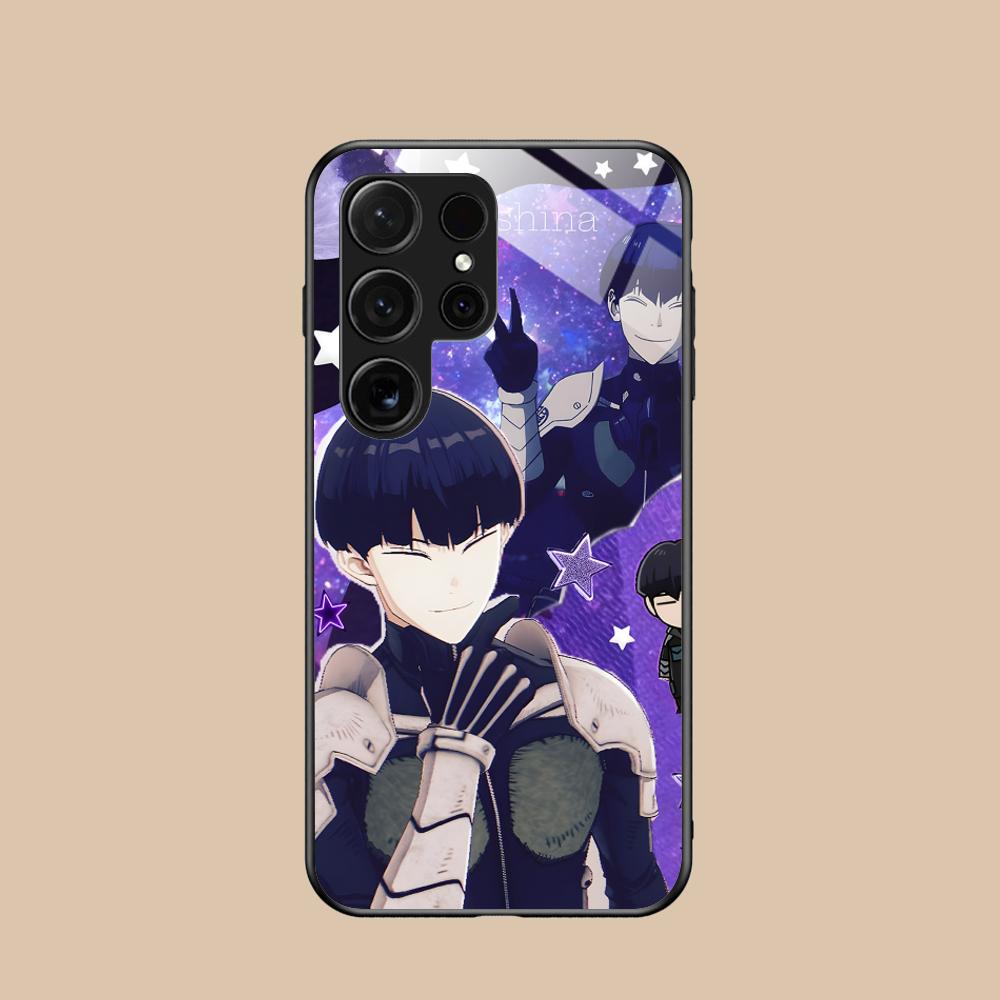 

Чехол для телефона Kaiju No.8 Хосина Сосиро для Samsung Galaxy S26 S25 S24 S23 S22 S21 S20 Note20 Plus FE Ultra Стеклянный Цветной Чехол Galaxy Note20 Ultra