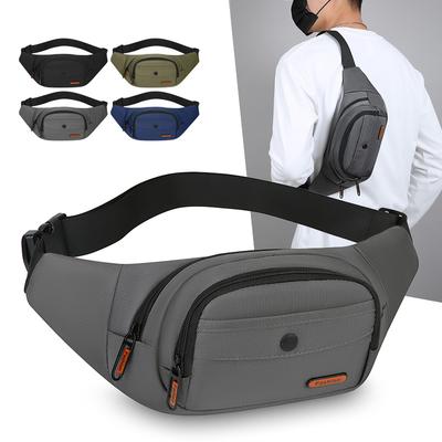 Multi-functial Outdoor Sports Waist Bag for Men and Women, Large Capacity, Simple and Fashiable, Single Shoulder Bag, Portab