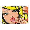 Personnalisé Wow Pop Art Sexy surpris dame paillasson antidérapant entrée cuisine salle de bain sol porte tapis dessin animé fille tapis