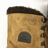Sorel Vintage Canada Leather Snow Boots Lined Brown Size 7 25.0(USED)