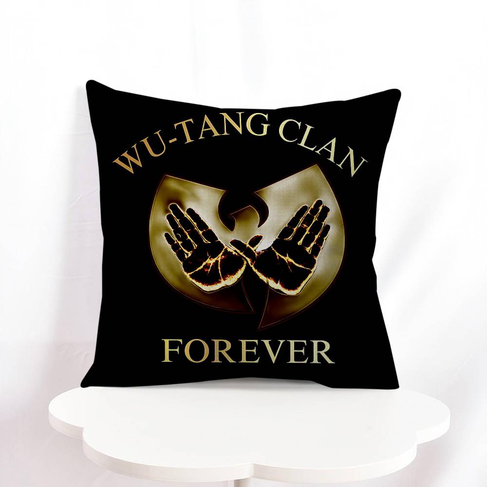 Wu T-Tang Clan Logotyp Lönndesign Kuddfodral Glad Höstskörd Dekorations Högtidsdekor Kuddöverdrag