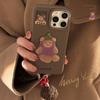 Eggplant Bear Suitable for Iphone16 Mobile Phone Case Apple 17pro Max Mobile Phone Case 14 Retro Three Dimensional 13