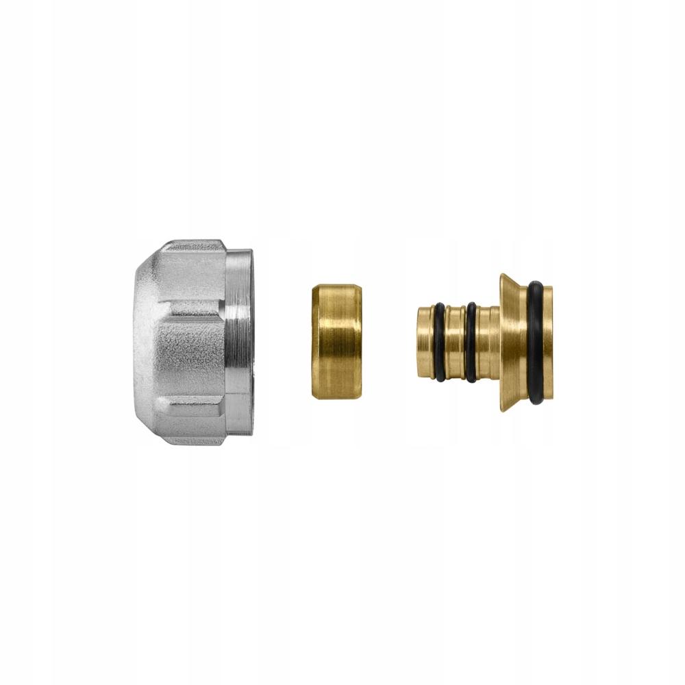Adapter przyłączeniowy, stożkowy (eurokonus) PEX 16x3/4” - 2 oringi
