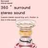KE-01 Wireless Earbud Bluetooth-compatible 5.0 Support SD-Card RGB Light Lovely Rabbit Ear Foldable Headset for Gift