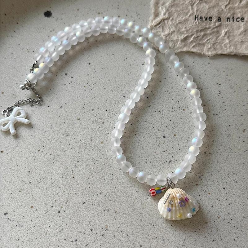 Bohemian Mixed Color Rice Beads Chain Choker Summer  Beach Necklace For Women Boho Starfish Choker Necklace Jewelry