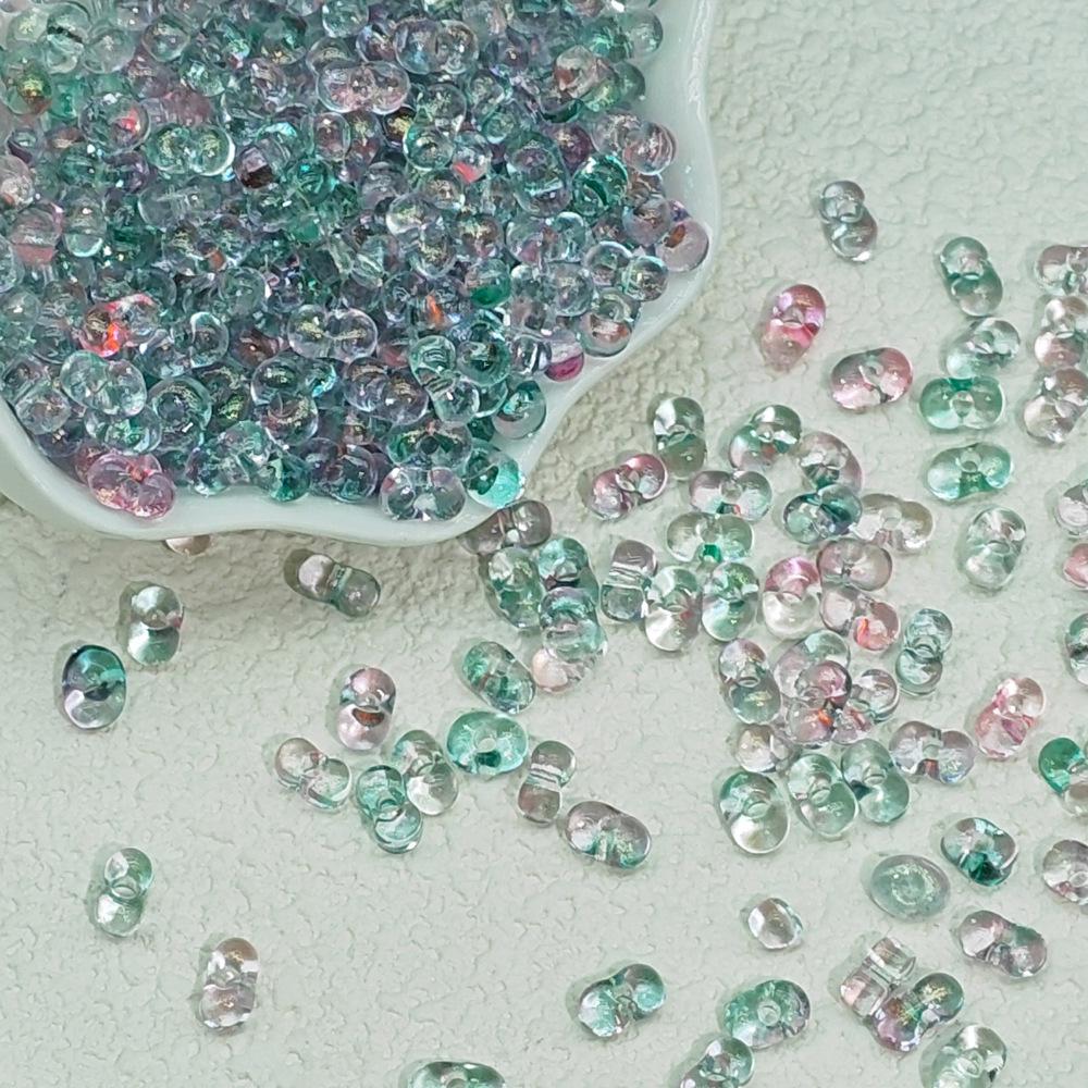 3x6mm Peanut Glass Rice Beads for DIY Jewelry Making: Loose Beads for Bracelets and Necklaces.