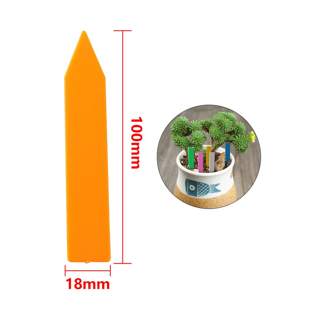 Garden Plant Label Plastic Arrow Sign Nursery Seedling Tray Marker Flower Bonsai Number Plate DIY Gardening Tool Multiple Colors