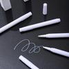 12pcs White Liquid Chalk Marker Pens, Dust-Free and Easy Erase Formula - Perfect for Teachers, Classrooms, and Pres