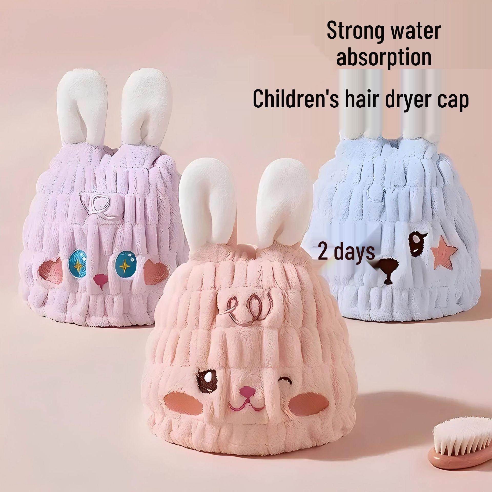 

Newcomer Discount: Super Absorbent Quick-Dry Hair Cap for Girls Regular