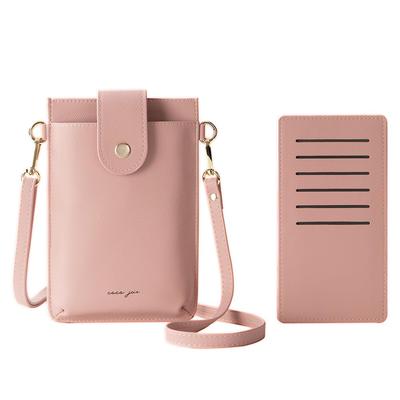 COCO JOIE Smartphone Pouch for Women, Smartphone Shoulder Bag, Crossbody Phone Pouch, Vertical Smartphone Pouch with Card Case, Popular, Cute,