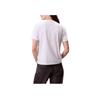 Calvin Klein Letter Floral Soft Breathable Slim Fit Short Sleeve T-Shirt Women T-Shirts Bright-White 478000S-110