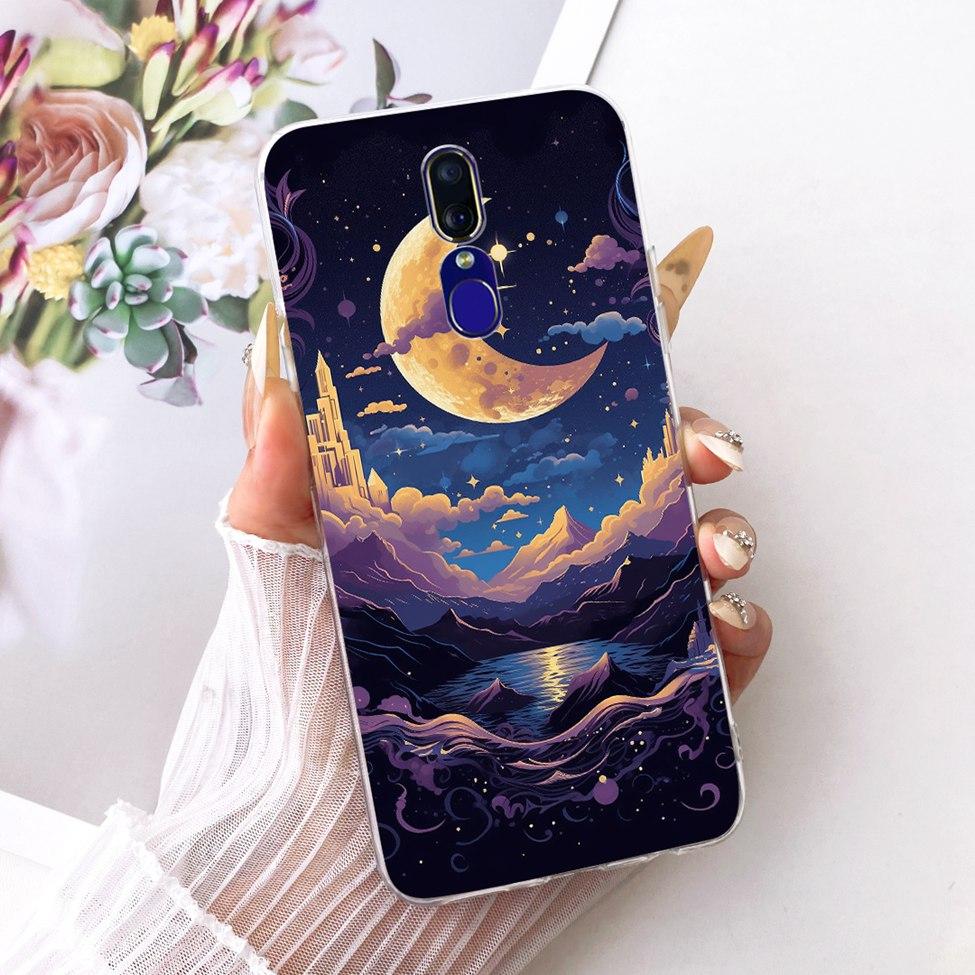 For Oppo F11 Case Cover Luxury Butterfly Love Fashion Flowers Cool Painted Phone Casing For Oppo CPH1913 CPH1911